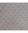 Visillo plumeti en rosa 2.80 ancho con plomo en el bajo