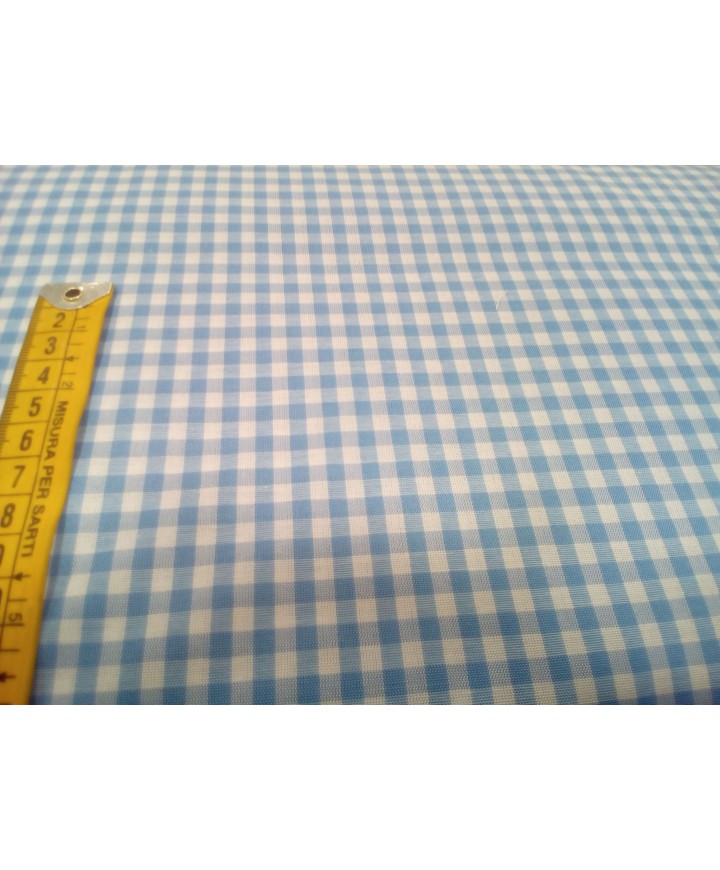 Vichy poliester celeste 1.60 ancho