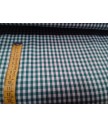 Vichy poliester verde 1.60 ancho 0.50cm