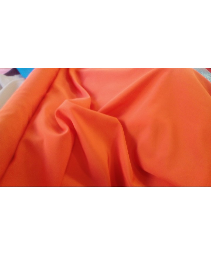 Crespon naranja 100% poliester 1.50 ancho