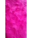Pelo largo 100% poliester 1.50 de ancho fuxia
