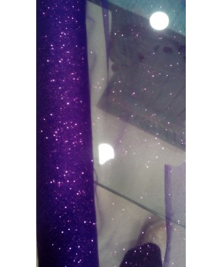 Tul fantasia 1.50 de ancho 100% poliester morado