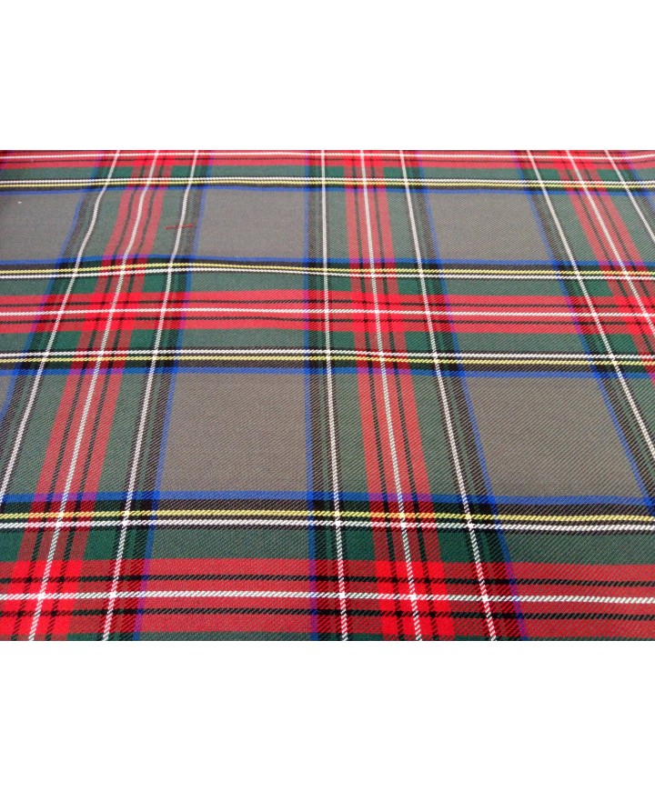 Cuadro escoces fondo gris marengo 1.50 de ancho