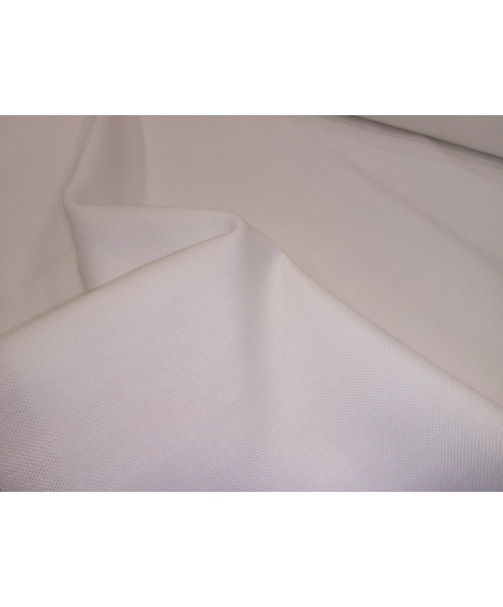Semi hilo 100% poliester blanco roto 2.25m de ancho