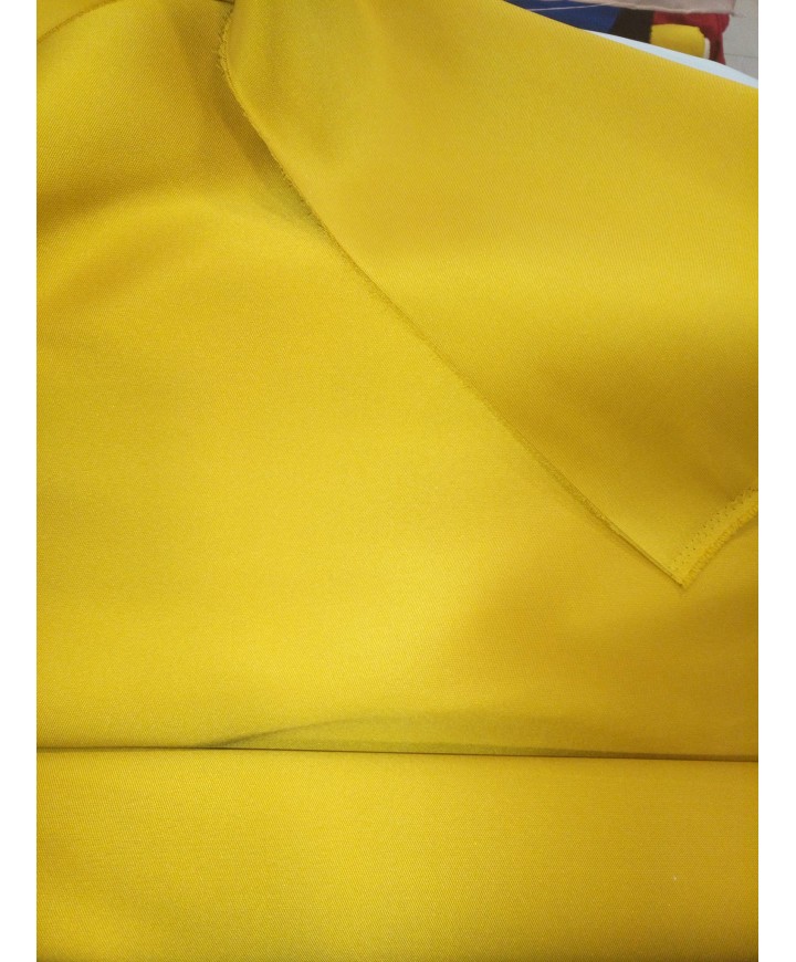Mikado 100% poliester amarillo 1.50 de ancho