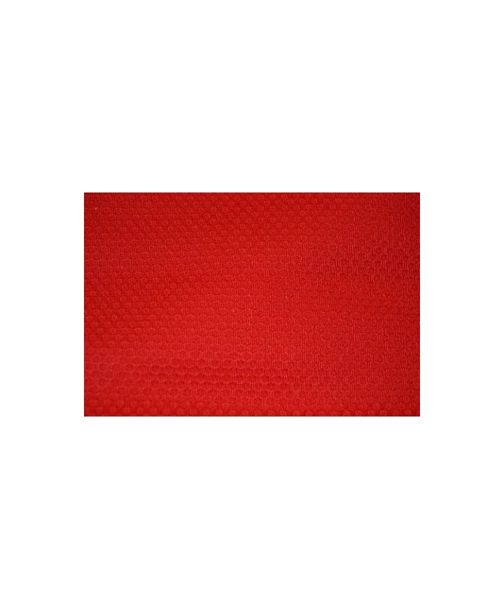 Pique nido de abeja 1.50 de ancho rojo