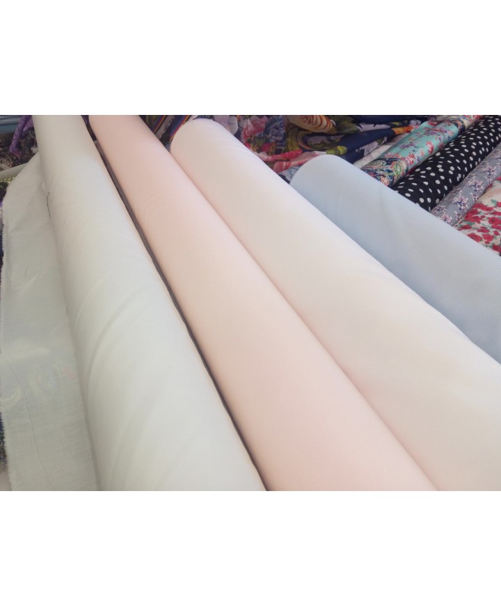 Popelin rosa 1.15 de ancho 65% poliester 35% algodón