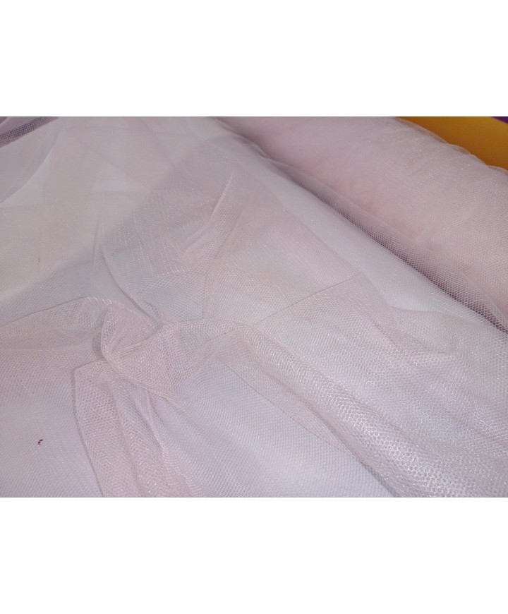 Tul sedoso rosa perla 1.50 de ancho