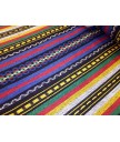 Alpujarra rayas azules, amarillo, rojo, verde 1.50 de ancho