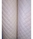 Polipiel acolchada, guateada y forrada en 1.40 de ancho beige