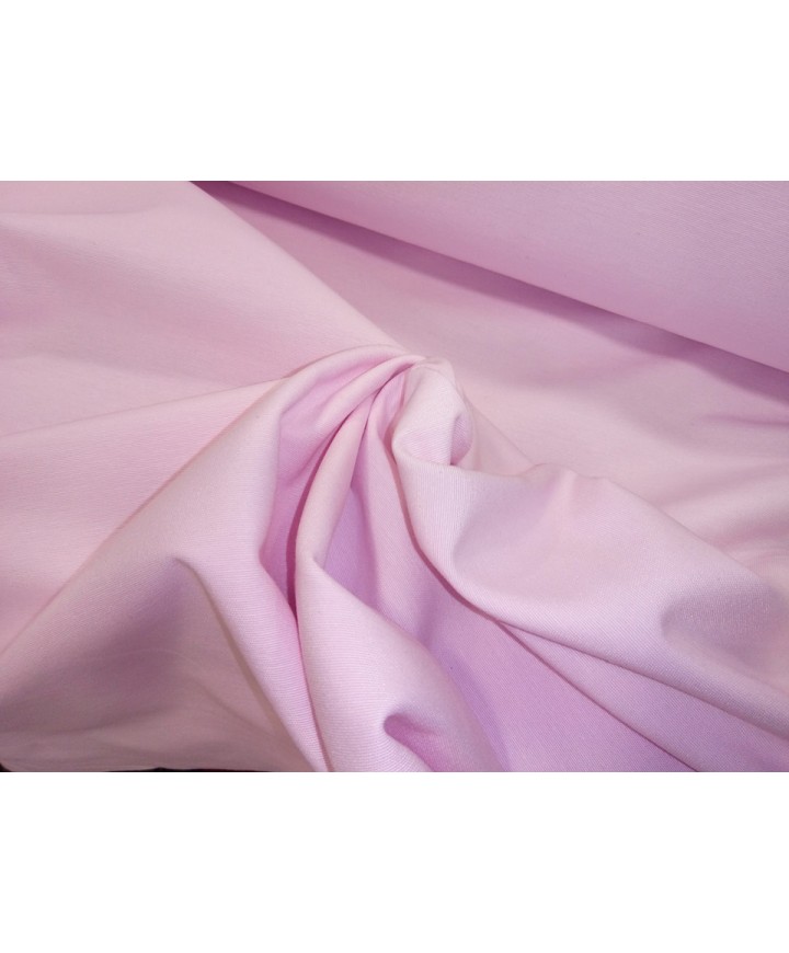 Loneta 70% poliester 30% algodón rosa bebe 2.80 de ancho 