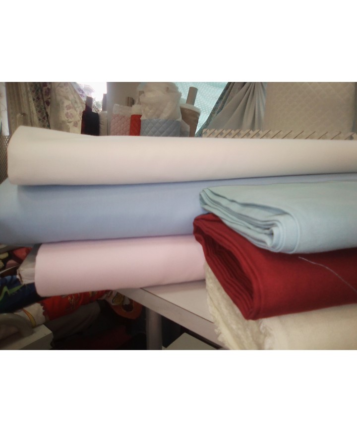 Viella azul bebe 60% algodon 40% poliester 1.50 ancho