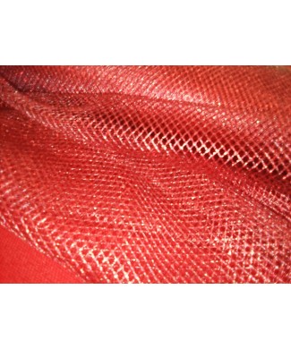 Rejilla glitter rojo 1.50 de ancho