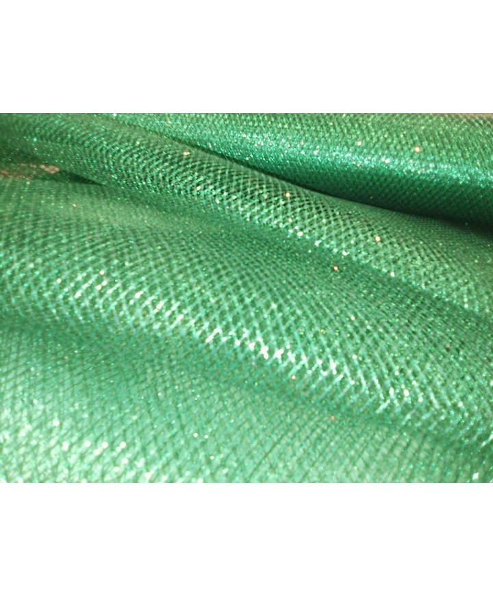 Rejilla glitter verde 1.50 de ancho