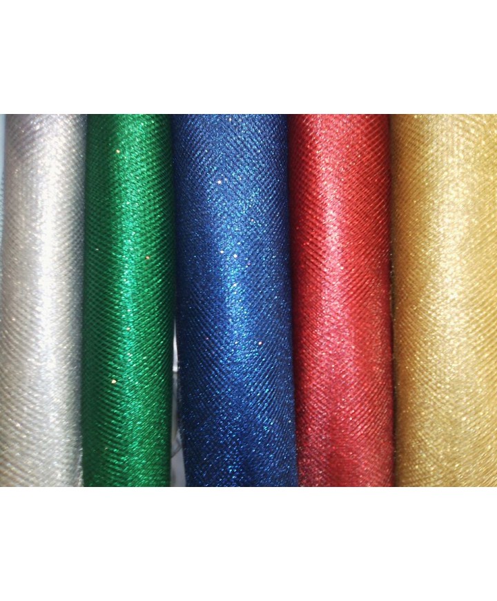 Rejilla glitter verde 1.50 de ancho