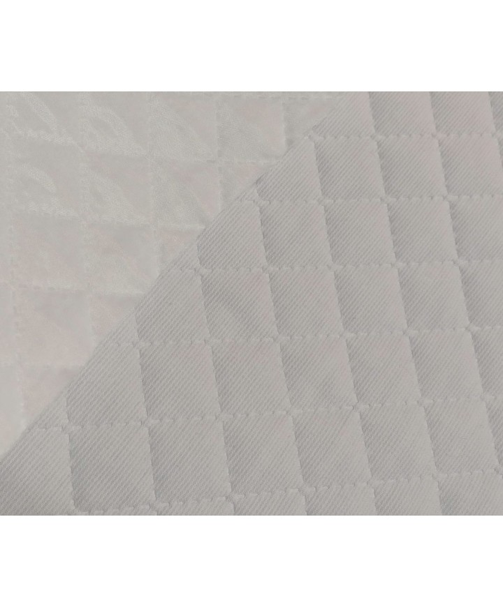 Pique acolchado blanco  1.50 ancho