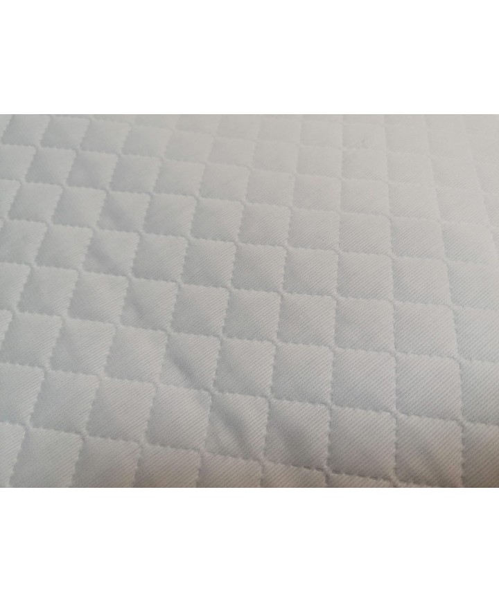 Pique acolchado blanco  1.50 ancho