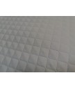 Pique acolchado gris 1.50 m ancho