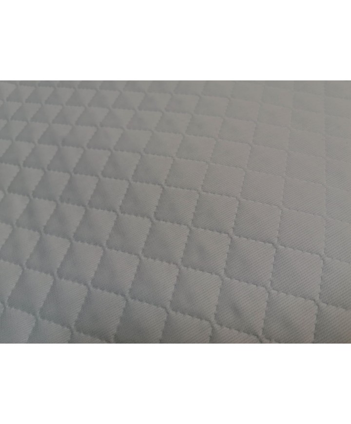 Pique acolchado gris 1.50 m ancho