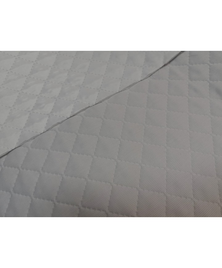 Pique acolchado gris 1.50 m ancho
