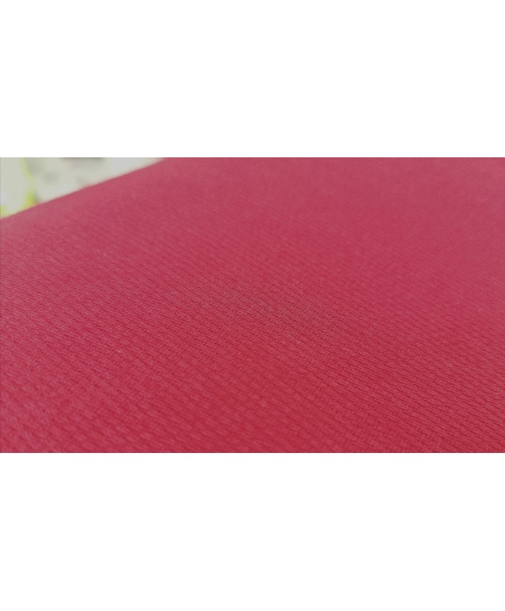 Pique canutillo 1.50 de ancho rojo 65% poliester 35% algodon