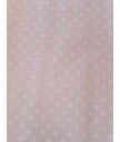 Pique canutillo 1.50 de ancho estrellas blancas fondo rosa 65% poliester 35% algodon