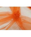 Tul 100% poliester naranja 1.50m ancho