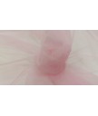 Tul 100% poliester rosa claro 1.50m ancho