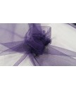Tul 100% poliester morado 1.50m ancho