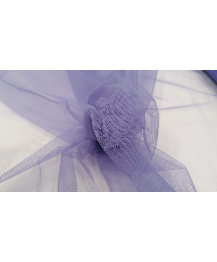 Tul 100% poliester malva 1.50m ancho