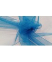 Tul 100% poliester azul turquesa 1.50m ancho