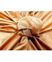 Rasete 100% poliester ocre 1.50m ancho