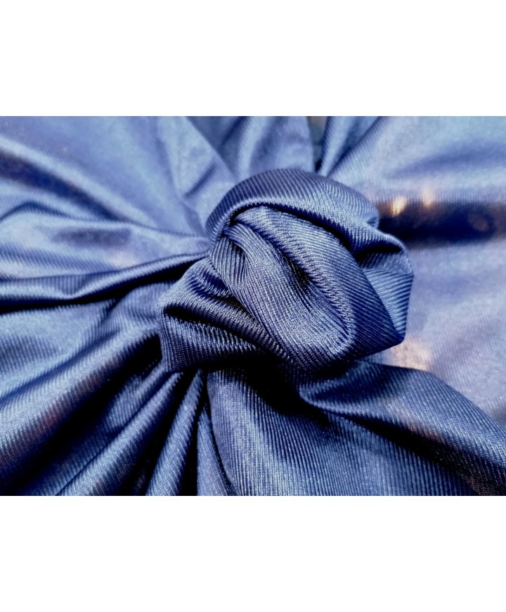 Rasete 100% poliester azul marino 1.50m ancho