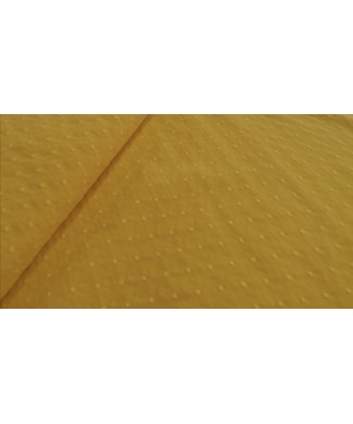 Plumeti amarillo 1.50 ancho 65% poliester 35% algodon