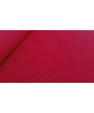 Plumeti rojo 1.50 de ancho 65% poliester 35% algodon
