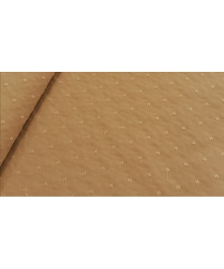Plumeti camel 1,50 de ancho 65% poliester 35% algodon