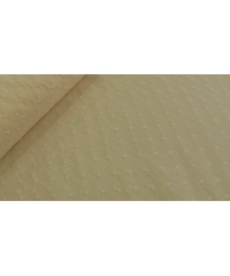 Plumeti beige 1,50 de ancho 65% poliester 35% algodon