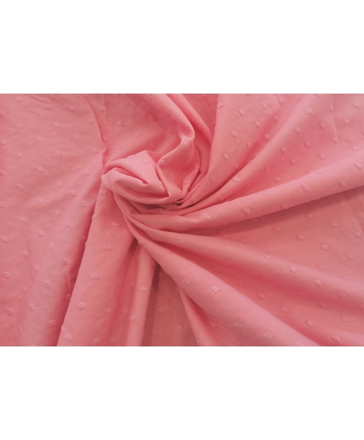 Plumeti rosa chicle 1,50 de ancho 65% poliester 35% algodon