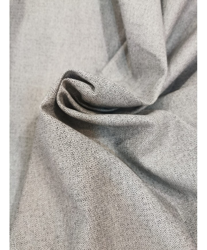 Viella gris gaspeada 100% algodón 1,50m ancho