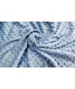 Minky azul añil burbujas 100% poliester 1.50 de ancho