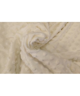 Minky beige burbujas 100% poliester 1.50 de ancho