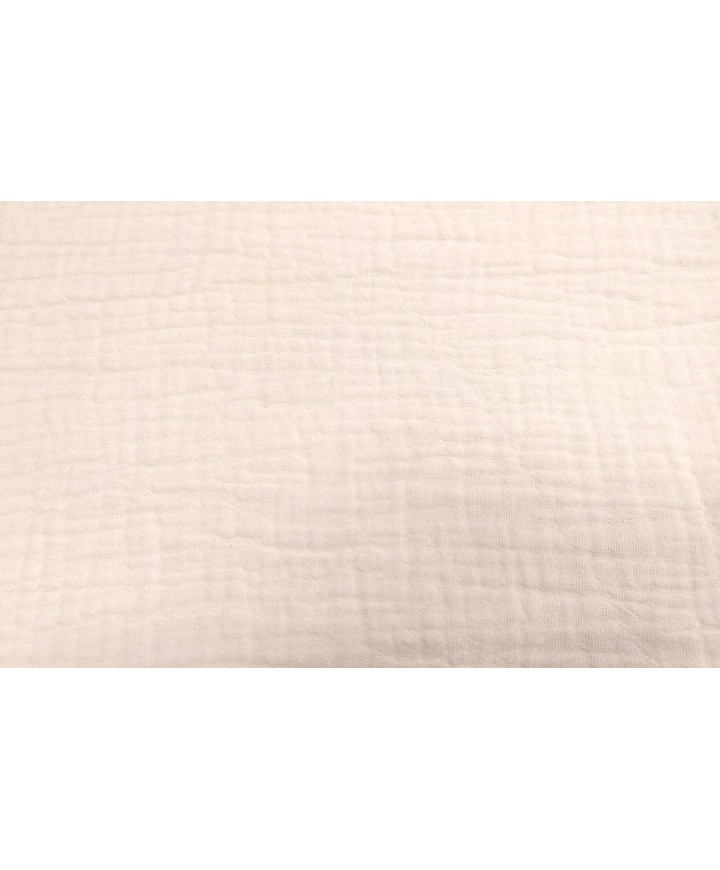 Muselina 100% algodón blanca