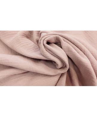Muselina 100% algodón rosa palo
