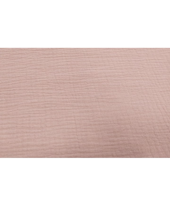 Muselina 100% algodón rosa palo