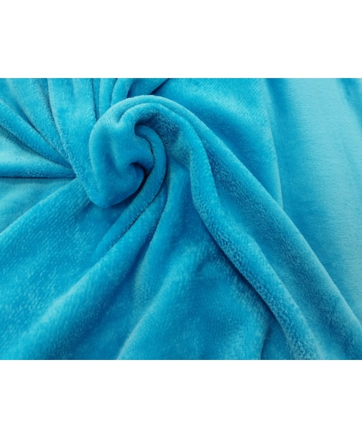 Coralina 100% poliester turquesa 1.50 ancho