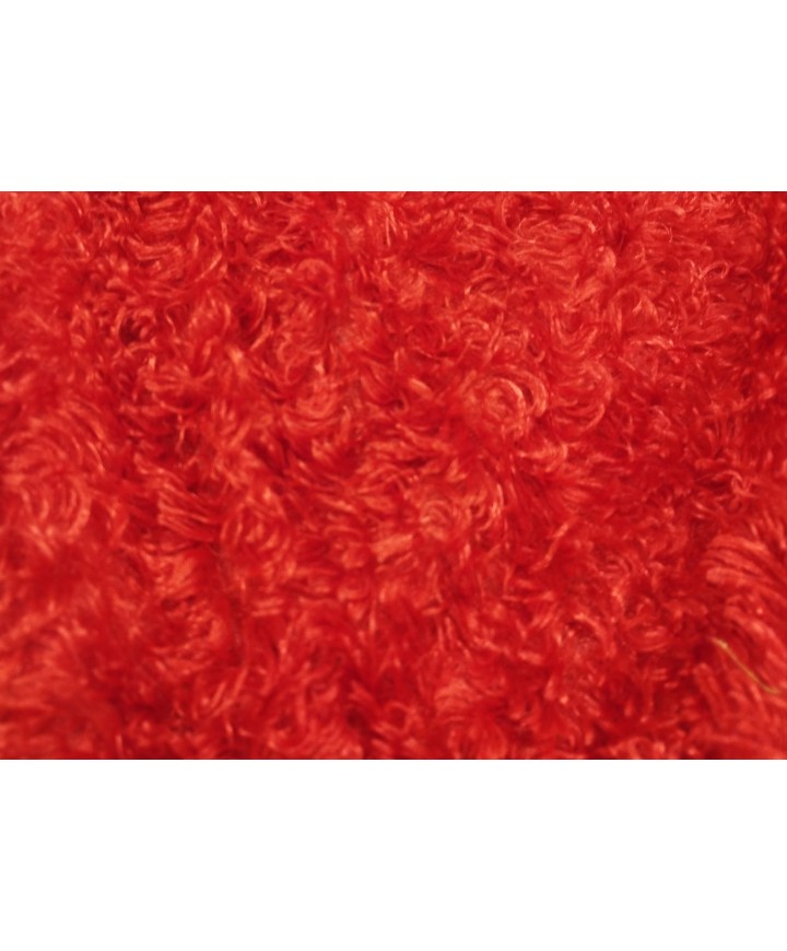 Pelo Monster rojo 100% poliéster 1,50 de ancho