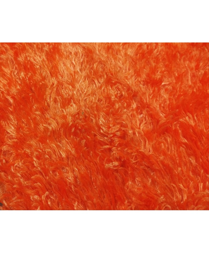 Pelo Monster naranja 100% poliéster 1,50 de ancho