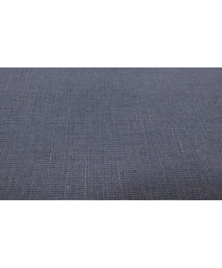 Lino azul marino 50% algodón 50% lino 1.50 de ancho