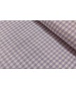 Vichi 100% algodón malva 1,50 ancho cuadro 0,5cm