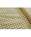 Vichi 100% algodón amarillo 1,50 ancho cuadro 1cm